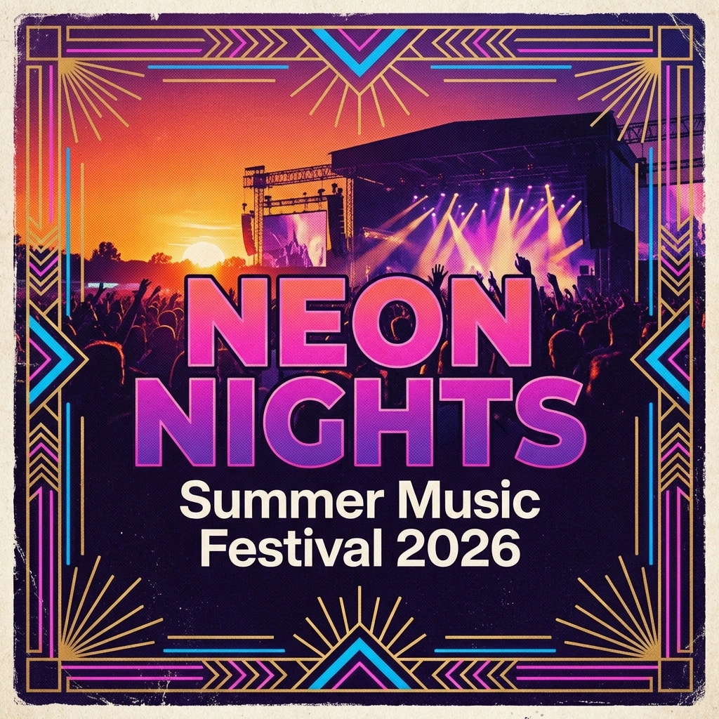 Sample image generated with Ideogram 3.0 — Text in images, Posters, Logos with text